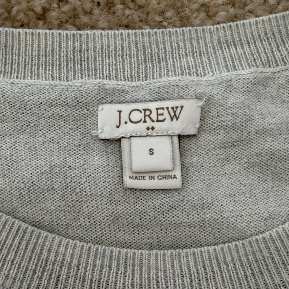 J. Crew Polar Bear Hug Wool Blend Crewneck Sweater- Size Small